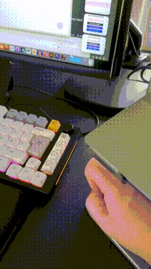 Video Jiff of my one key daily note